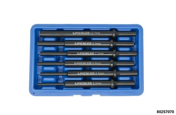 80257070: 6 PIECE STRAIGHT PUNCH SET FOR VIBRATION GUN / AIR HAMMERS