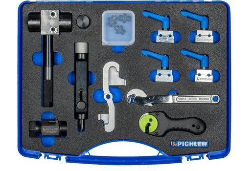 BRAKE PIPE FLARING TOOL - 4.75MM (COPPER, CUPRO-NICKEL & STEEL) WITH SHAPE REPLICATING CLAMPS - 1