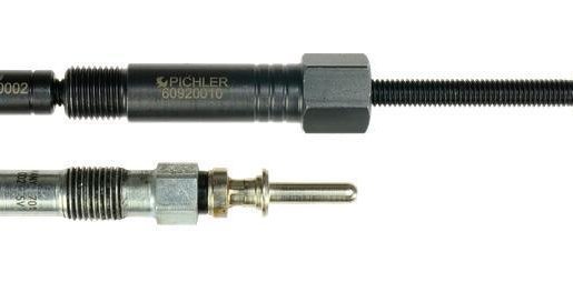 UNIVERSAL GLOW PLUG COMPRESSION TEST KIT M8X1 M9X1 M10X1 M10X1.25 WITH GAUGE - 3