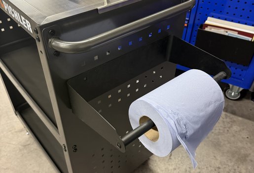 SERVICE TROLLEY INCLUDING STAINLESS STEEL TRAY, IDEAL BRAKE SERVICE STATION - 4