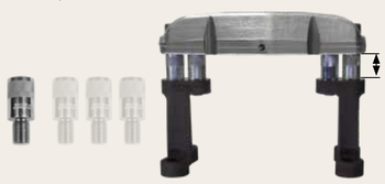61486854: LEG EXTENSIONS FOR 32T AND 45T HUB PULLERS (50 MM) 1PC