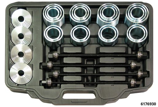 UNIVERSAL PUSH / PULL BUSH SLEEVE SET, SPINDLE QUALITY 8.8 (36 PCS) - 1